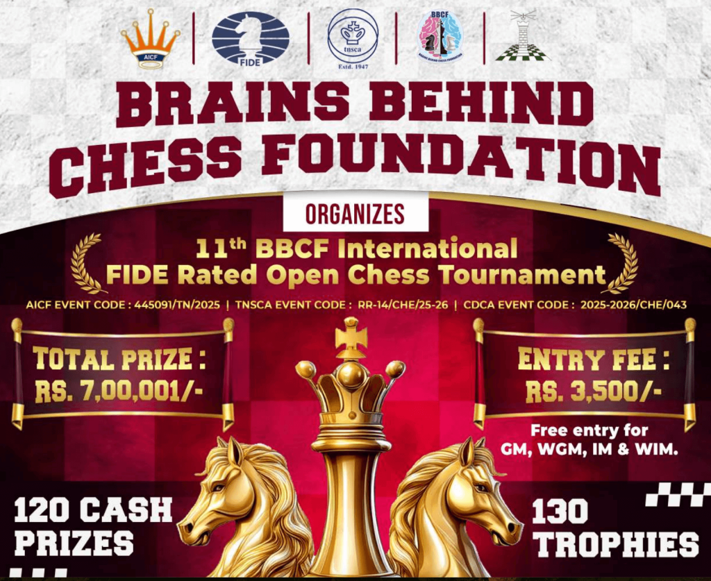 11th BBCF International FIDE Rated Open Chess Tournament 2025